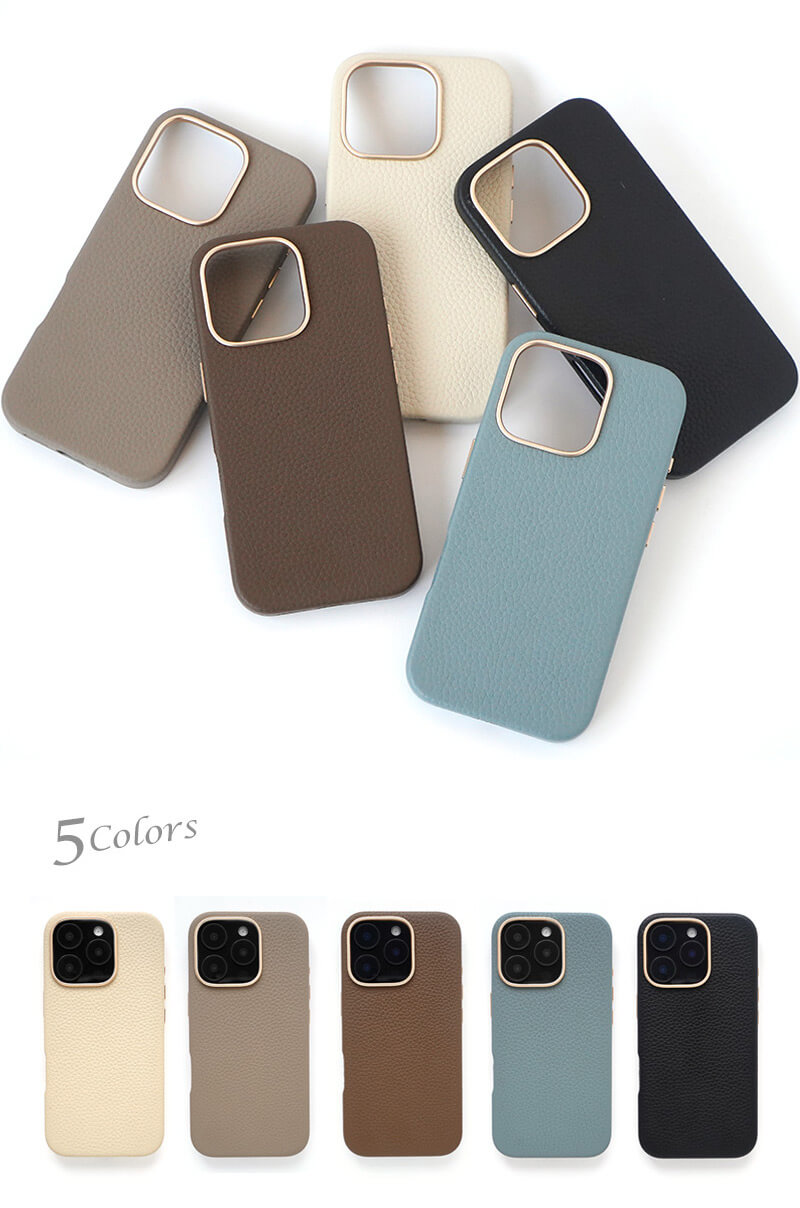 シュリンクレザー☆MagSafe対応】iPhone16Pro / iPhone16ProMax