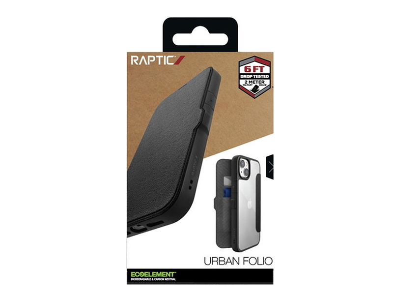 耐衝撃☆米軍MIL規格】手帳型 RAPTIC Urban Folio iPhone15Pro