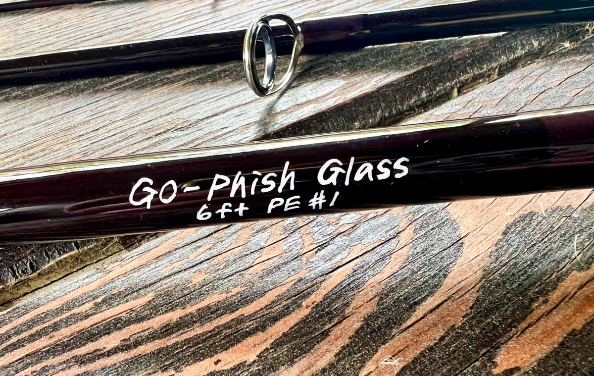 Go-Phish Glass 6ft 3pcs spinning model | Go-Phish