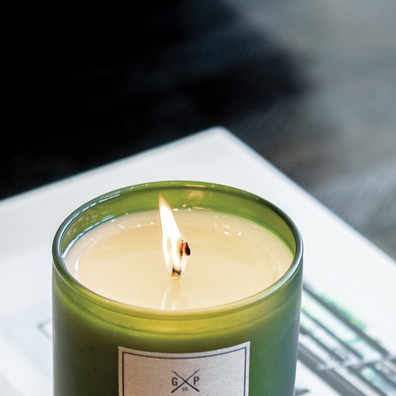 Chalet 8.5 oz. Balsam + Feather Candle – GP Candle Co.