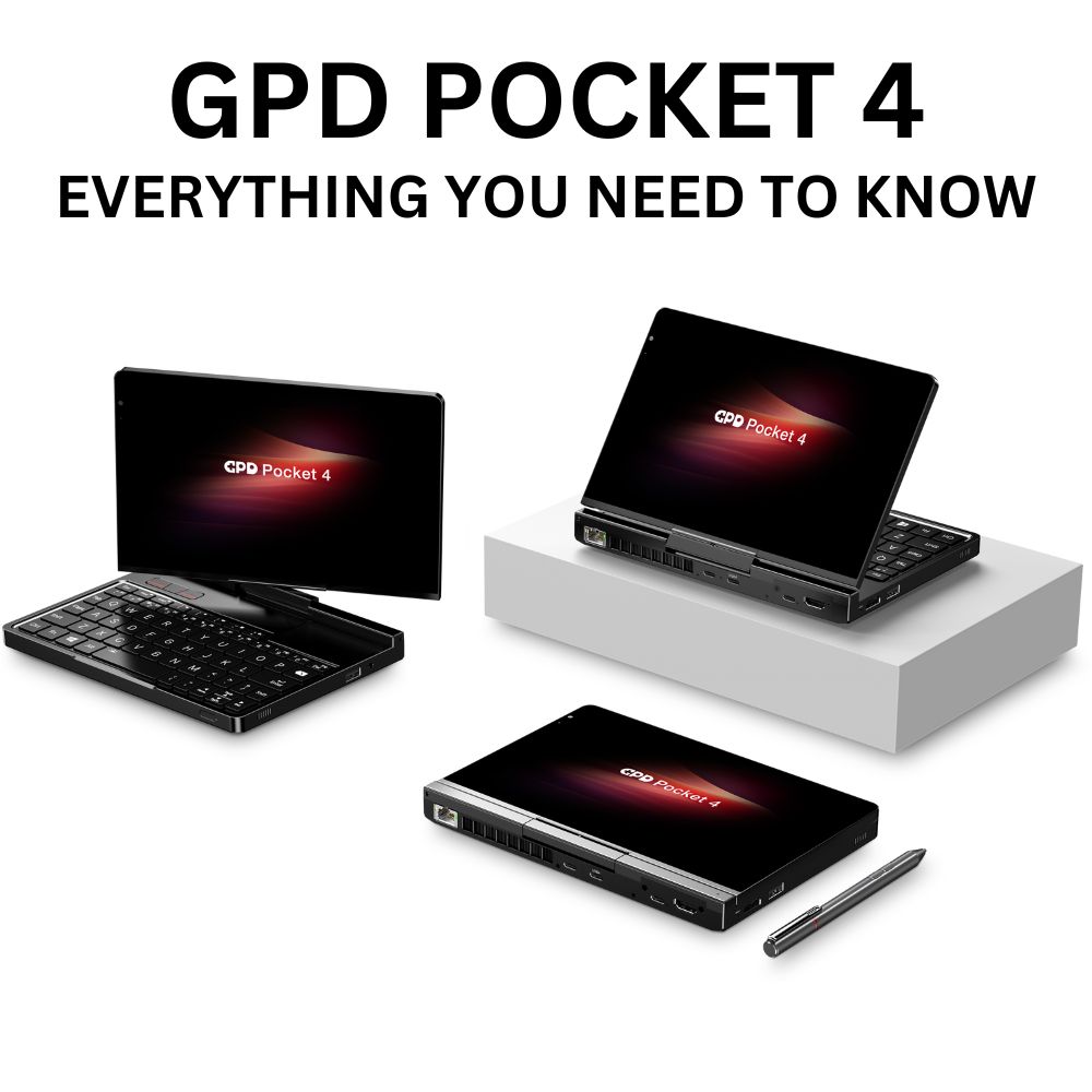 GPD Pocket 4の紹介：最先端の2-in-1ミニノートPCとタブレット - GPD