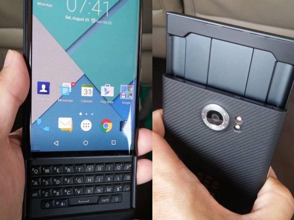BlackBerry (ブラックベリー)、格納可能なスライド式の物理キーボード