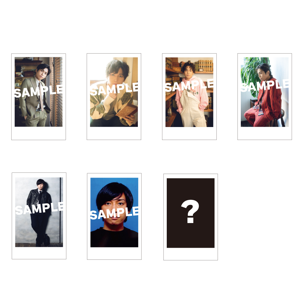 チェキ風カードくじ（6種＋シークレット1種）※あたりは直筆サイン入り