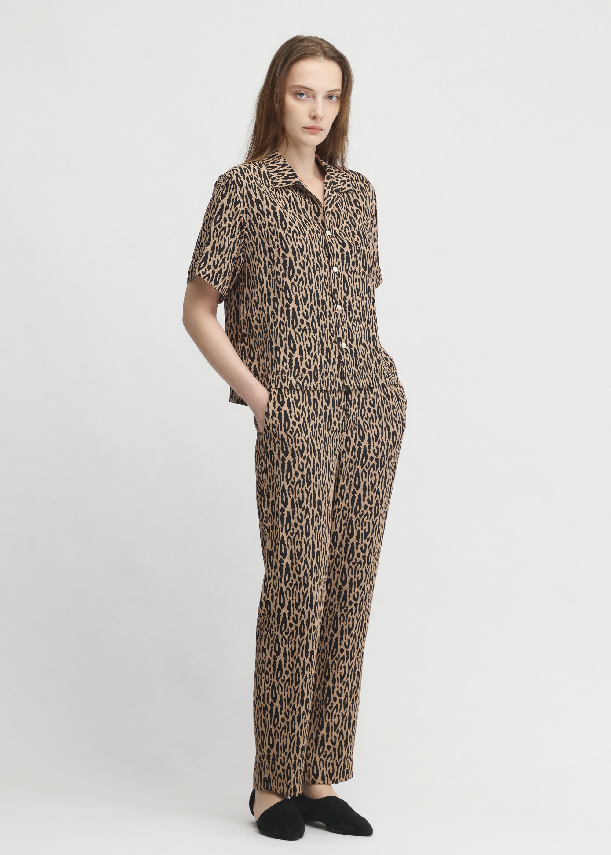 Leopard Jacquard Shirt｜Greed International Official Online Shop