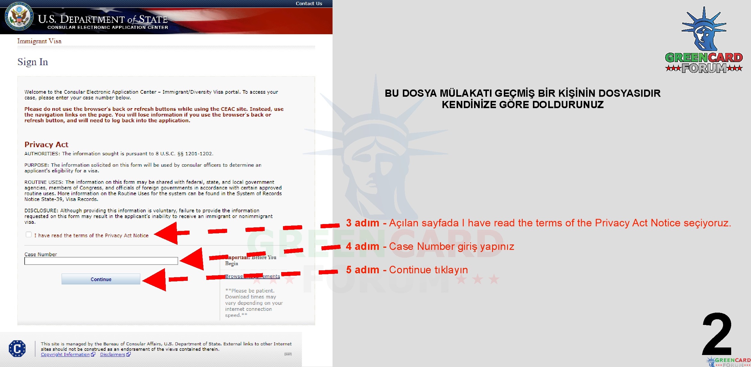 DS 260 FORMU NASIL DOLDURULUR - Green Card Forum | Green Card