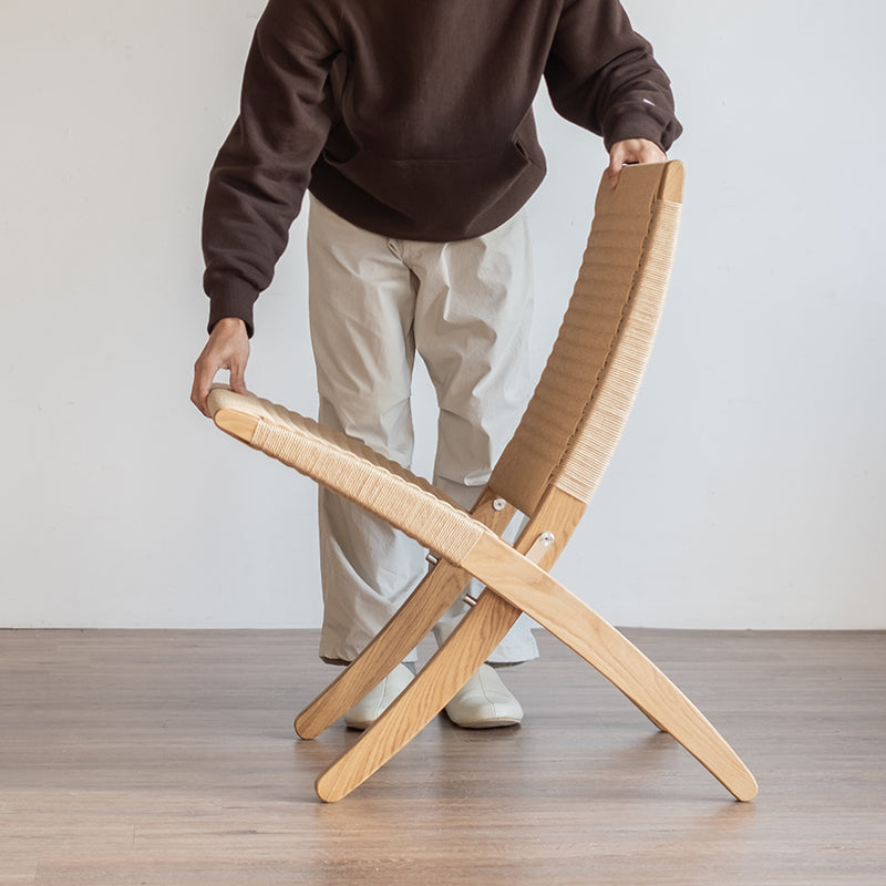 MG501 FLAT ROPE OUTDOOR セサミ チーク｜CUBA CHAIR キューバチェア