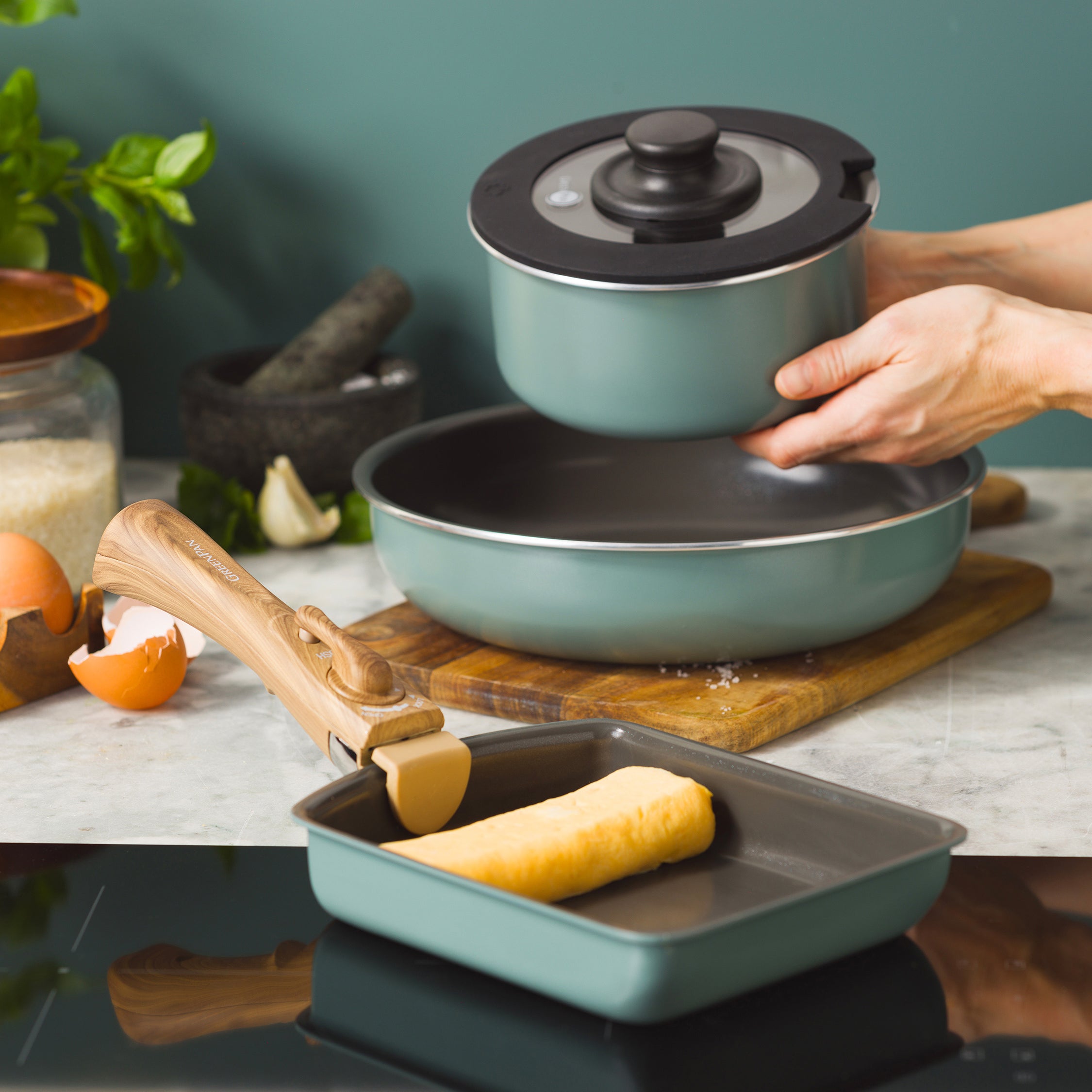 グリーンパン公式ショップ】グリーンパン クリックシェフ 5点セット