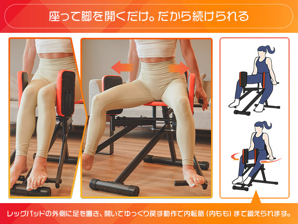 座るだけ。美尻、覚醒。】GREO ヒップアブダクター