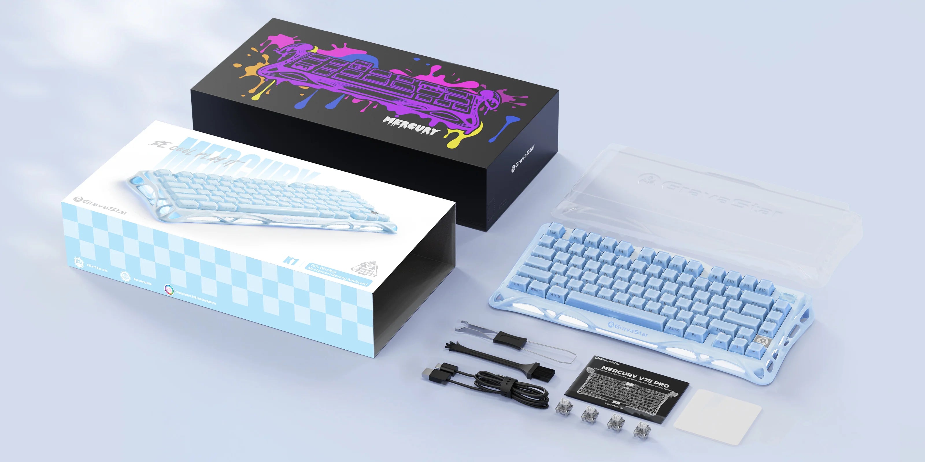 Mercury K1 スペシャルエディション ‐ アイスブルー