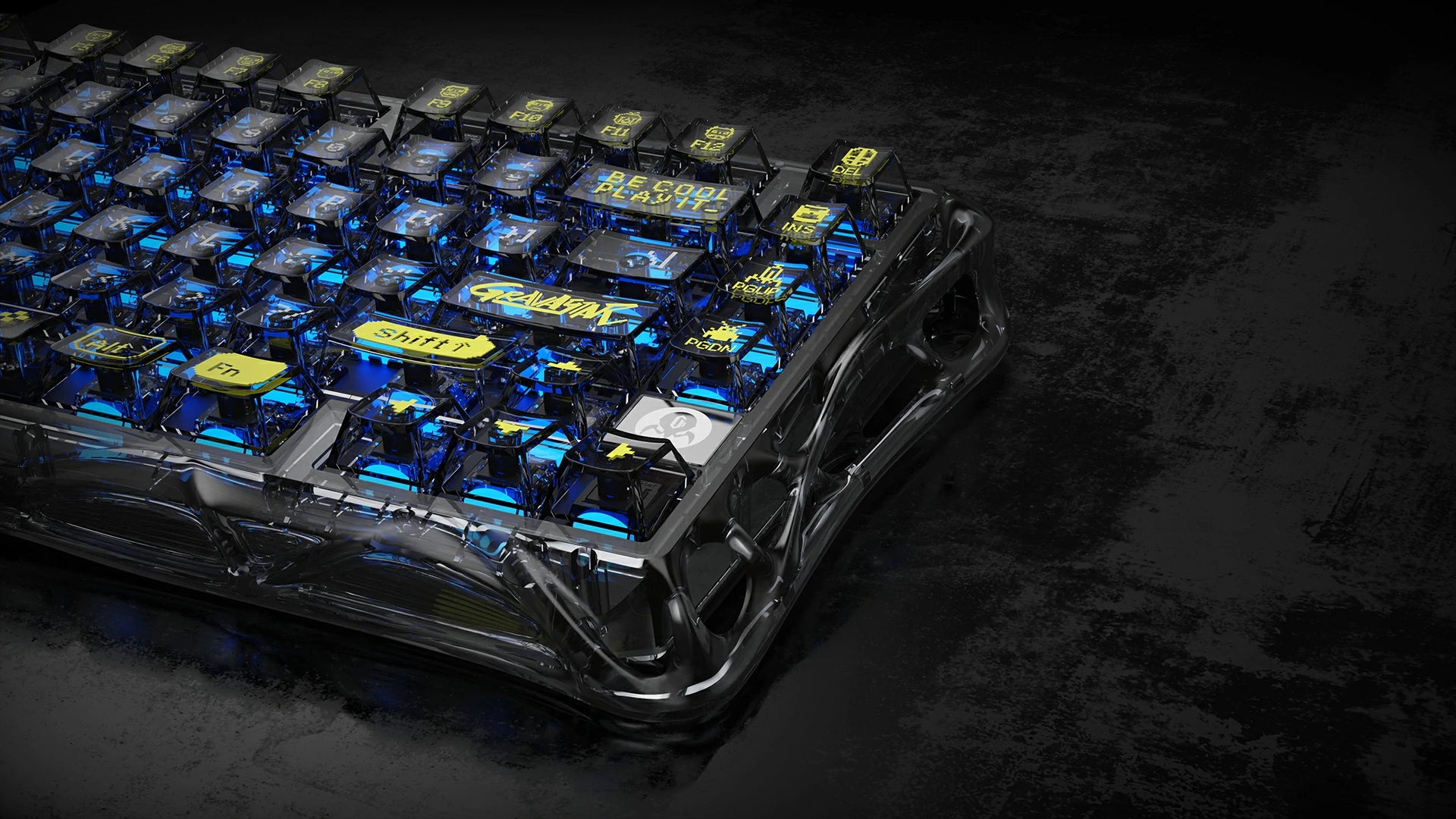 GravaStar Mercury K1 Lite トランスペアレントブラック | 75