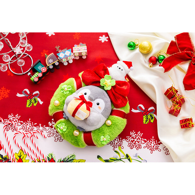 Christmas wreath plush toy M – グレイ・パーカー・サービス