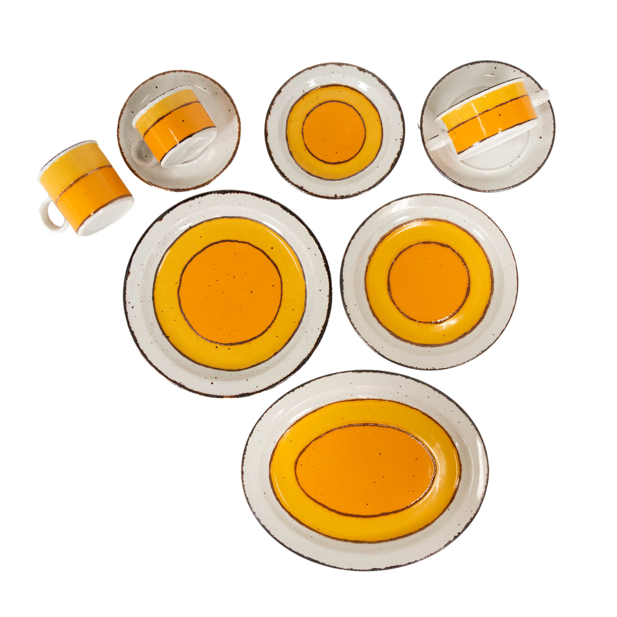 Vintage 63 Piece MIDWINTER Stonehenge Sun Dinnerware | Grandview