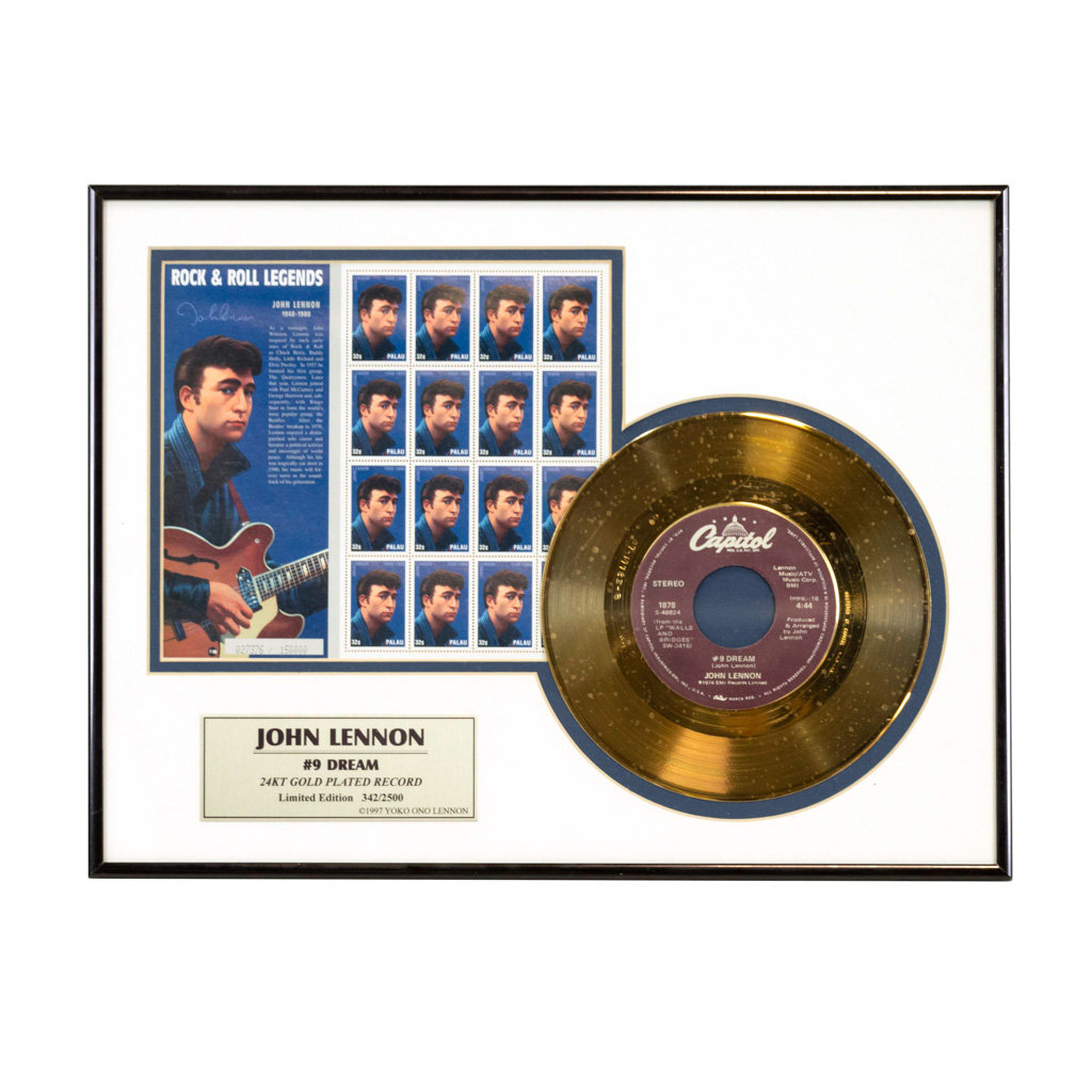 JOHN LENNON (1940-1980) “#9 Dream” Limited Edition Gold Plated