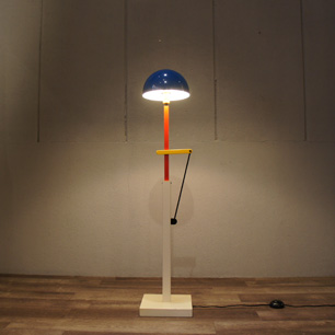 80-90's アイアンメッシュ フロアランプ 照明 ポストモダン 2026年最新