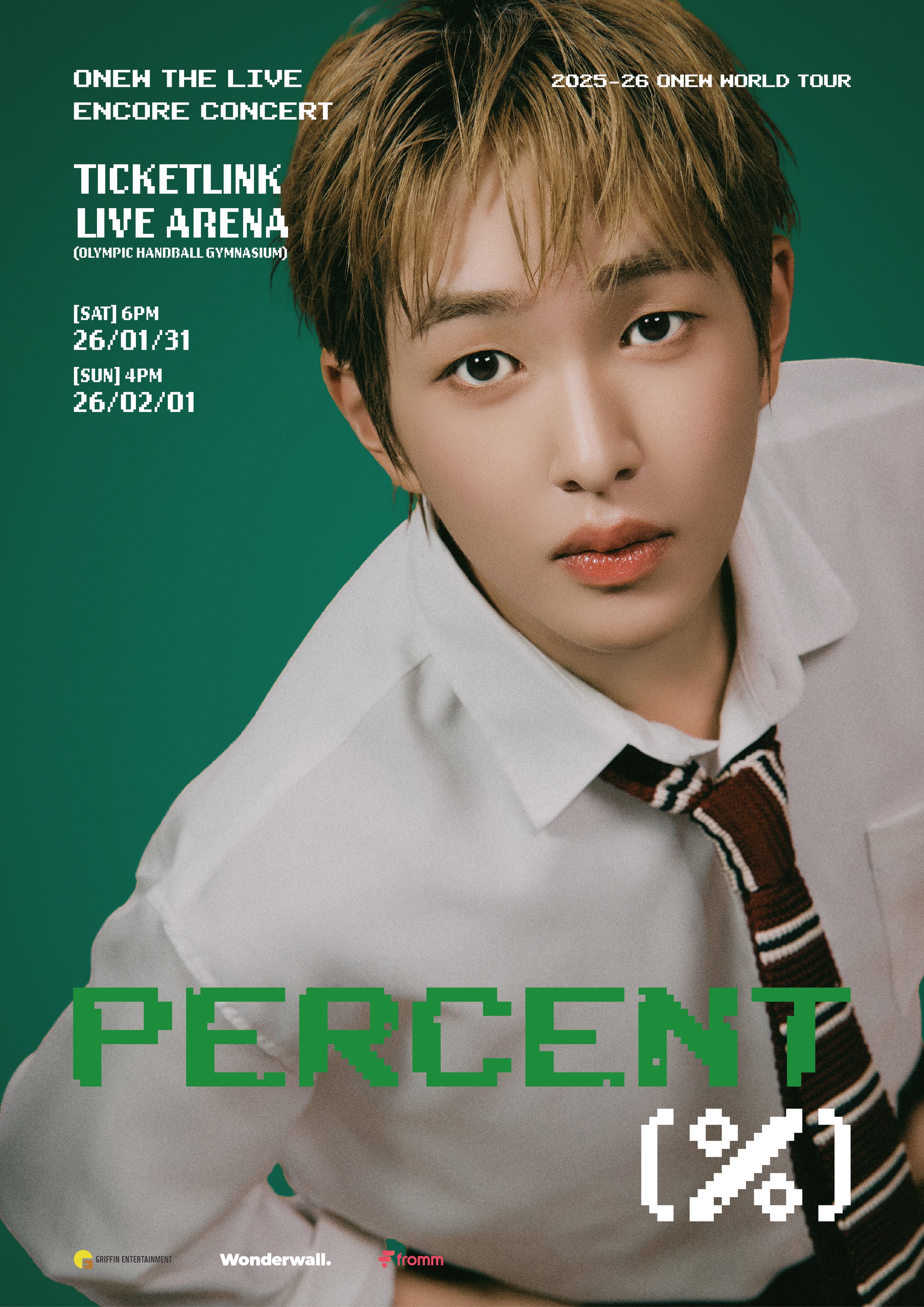 2025-26 ONEW(オニュ／SHINee) WORLD TOUR「ONEW THE LIVE : PERCENT