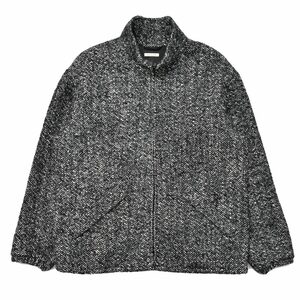 HEUGN（ユーゲン）BILLY ウールヘリンボーンツィードスタンドカラー