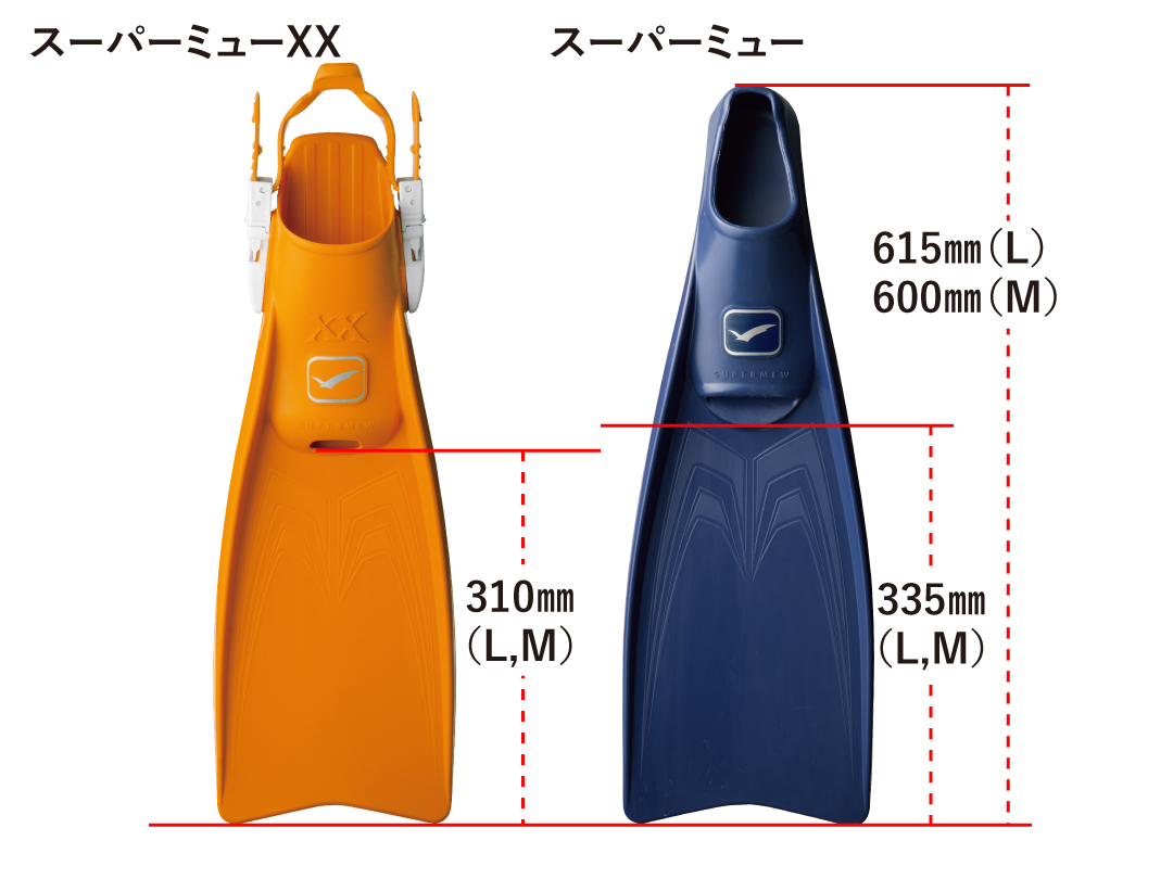 SUPER MEW XX DRY | フィン | スクーバダイビング・スキンダイビング