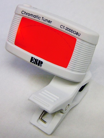 チューナー】ESPより、高感度ピエゾピックアップ内蔵のクリップ