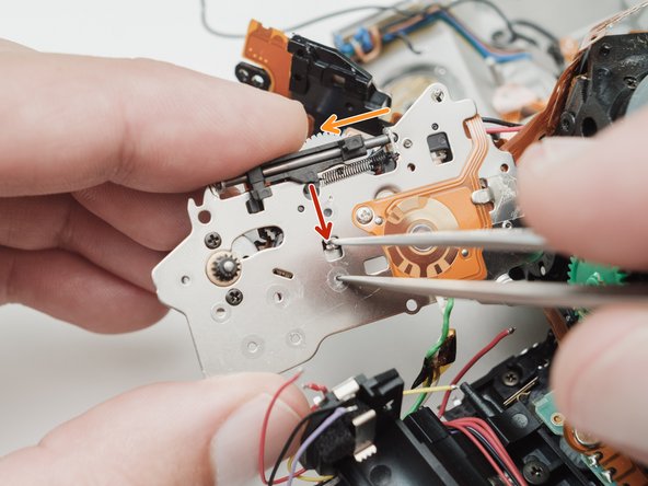 Pentax ZX-5n Mirror Drive Lever Replacement - iFixit Repair Guide