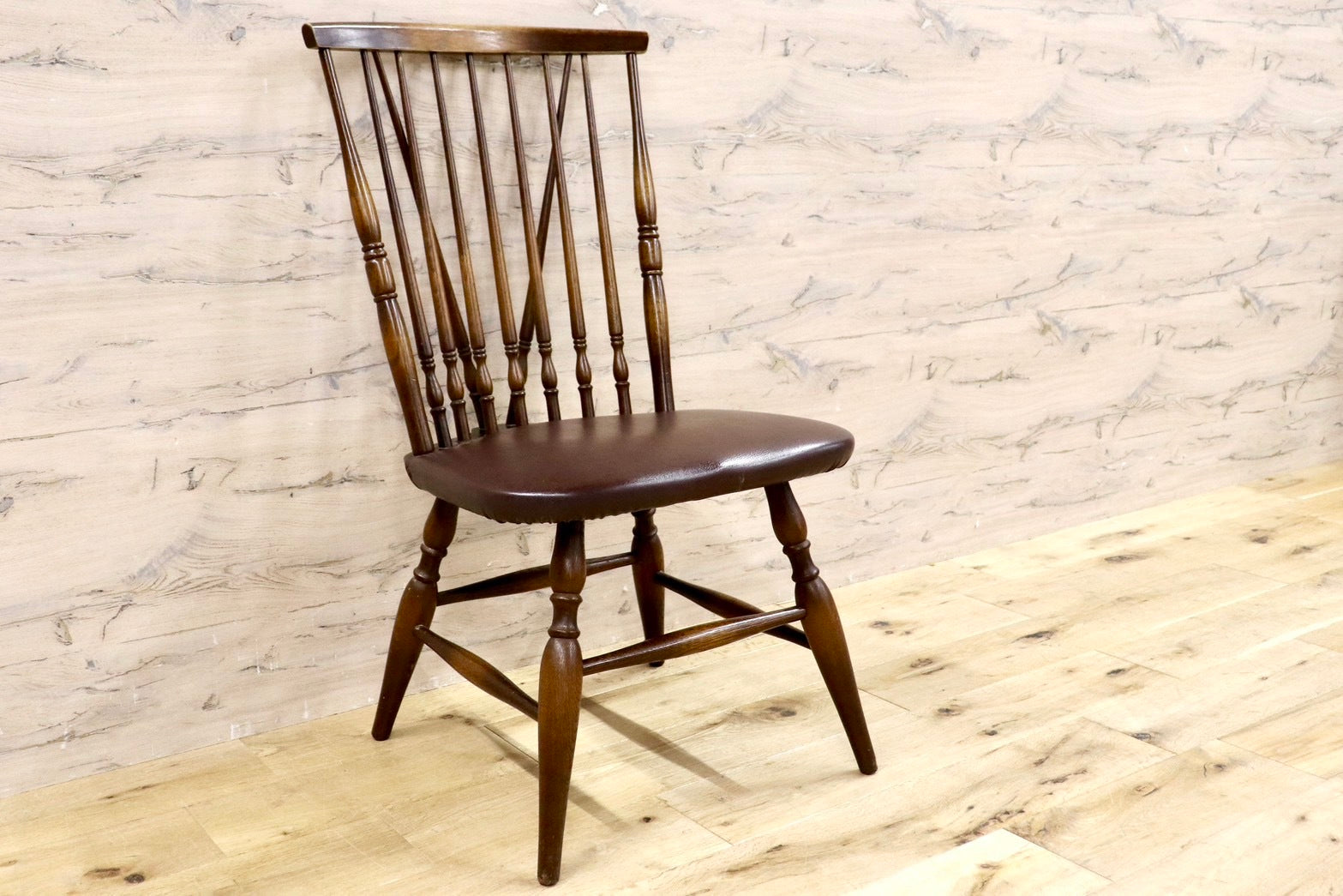 GMHH393C○飛騨産業 / HIDA キツツキ ダイニングチェアウィンザー