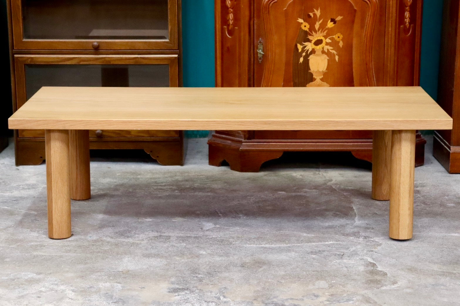 GMIK38B○無印良品 / MUJI オーク無垢材 パソコンデスク 作業台