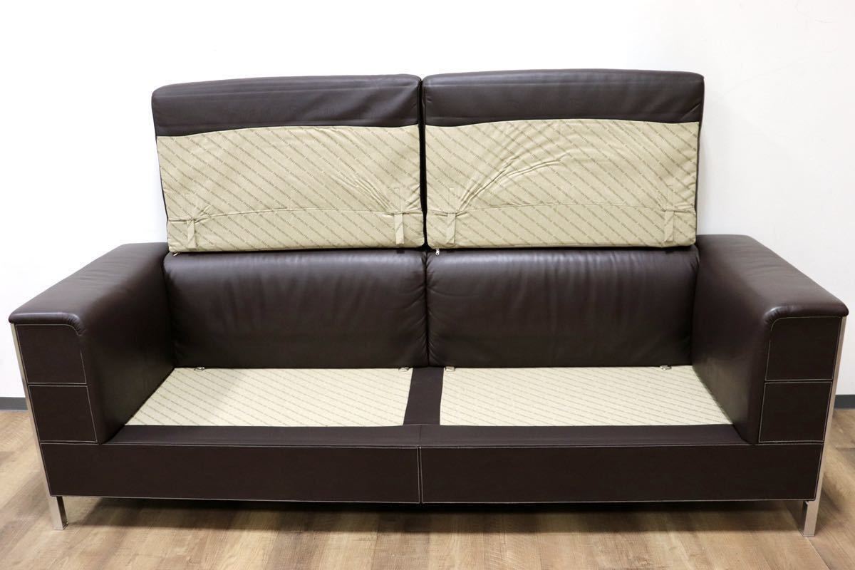 GMGH195○Poltrona Frau / ポルトローナ フラウ Talus タルス 3人掛け