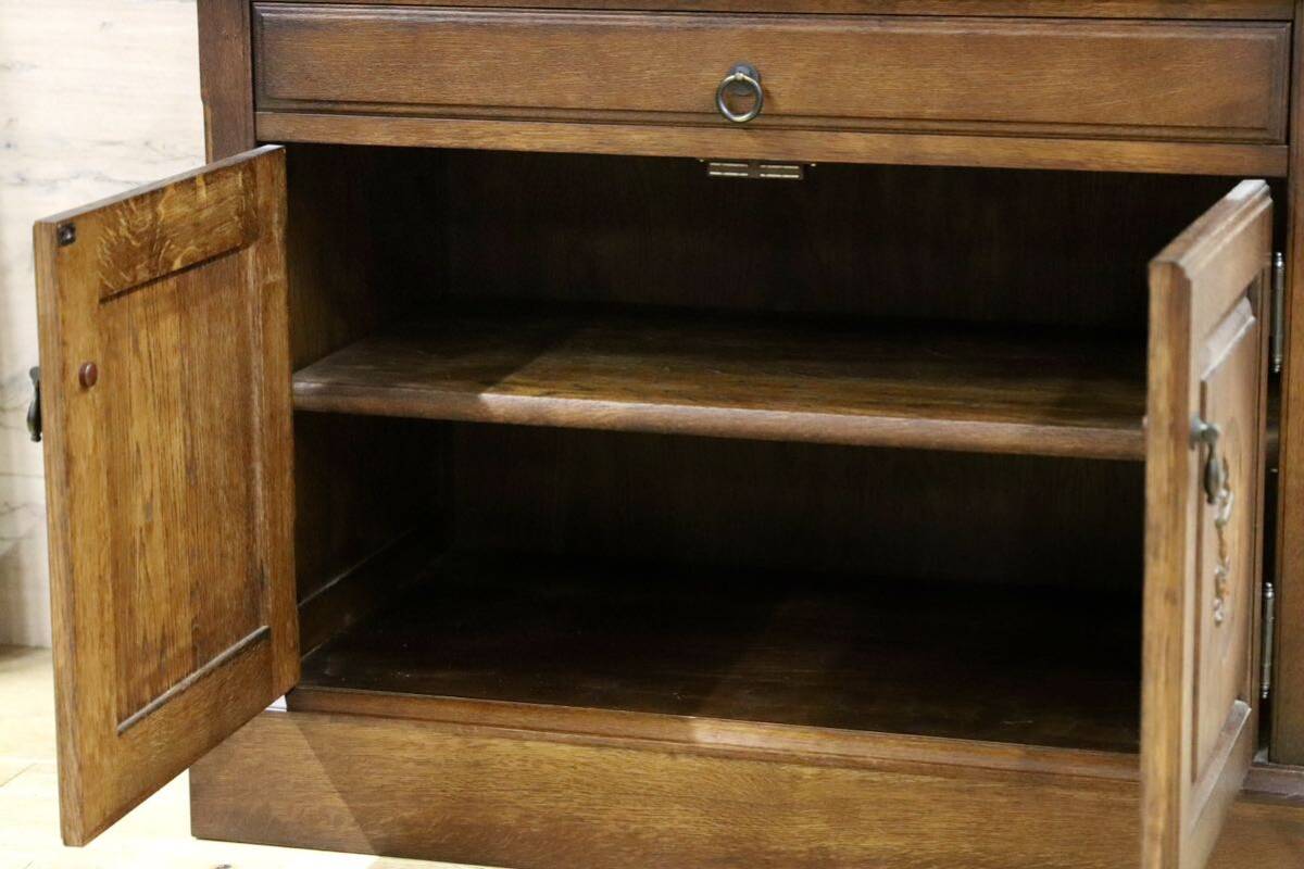 GMGS281○蝦夷民芸家具 / EZO えぞ民藝 ライティングビューロー デスク