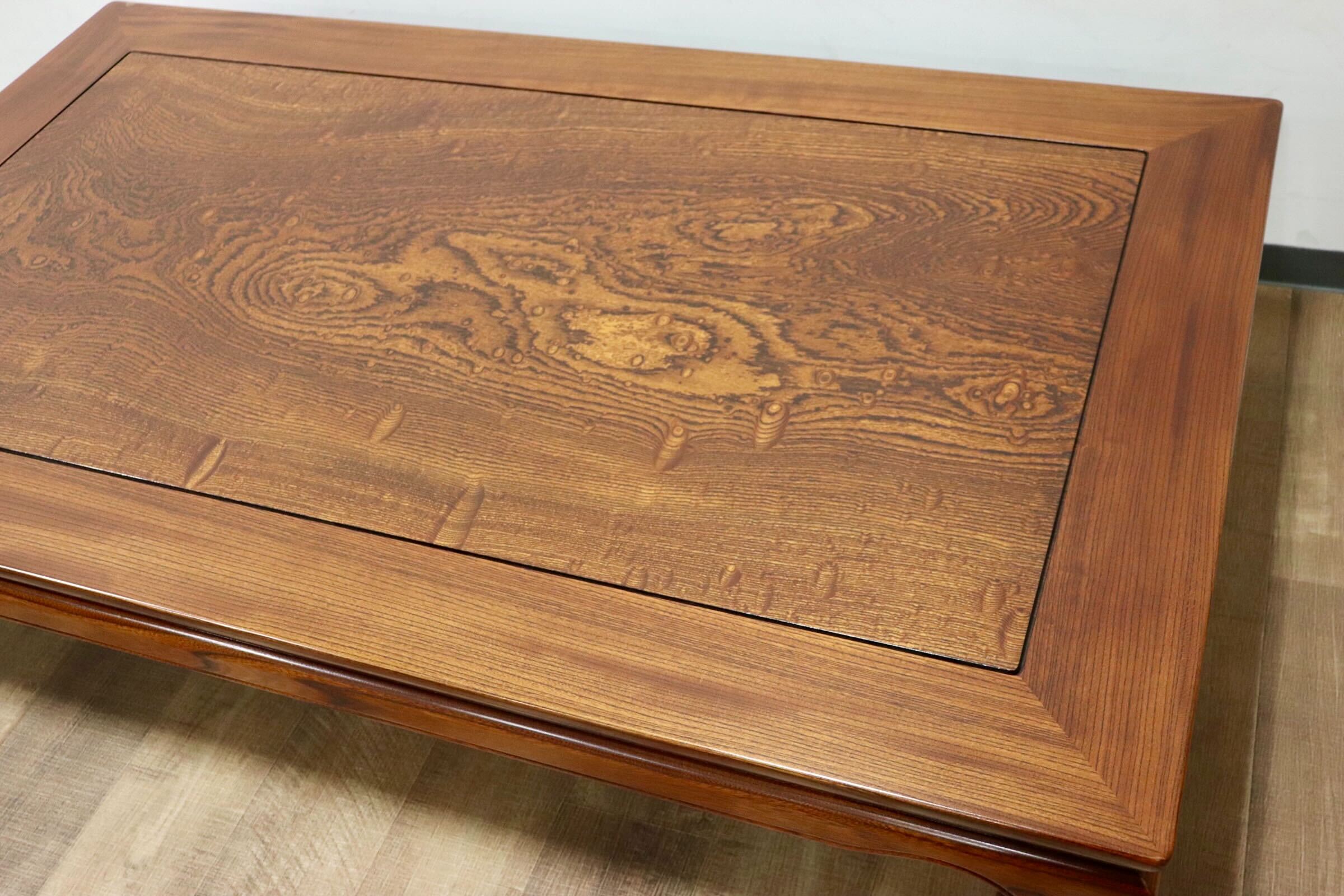 M♢ばんばん送料込 漆塗り 紫檀(シタン) 無垢材 唐木 座卓 M♢ばんばん