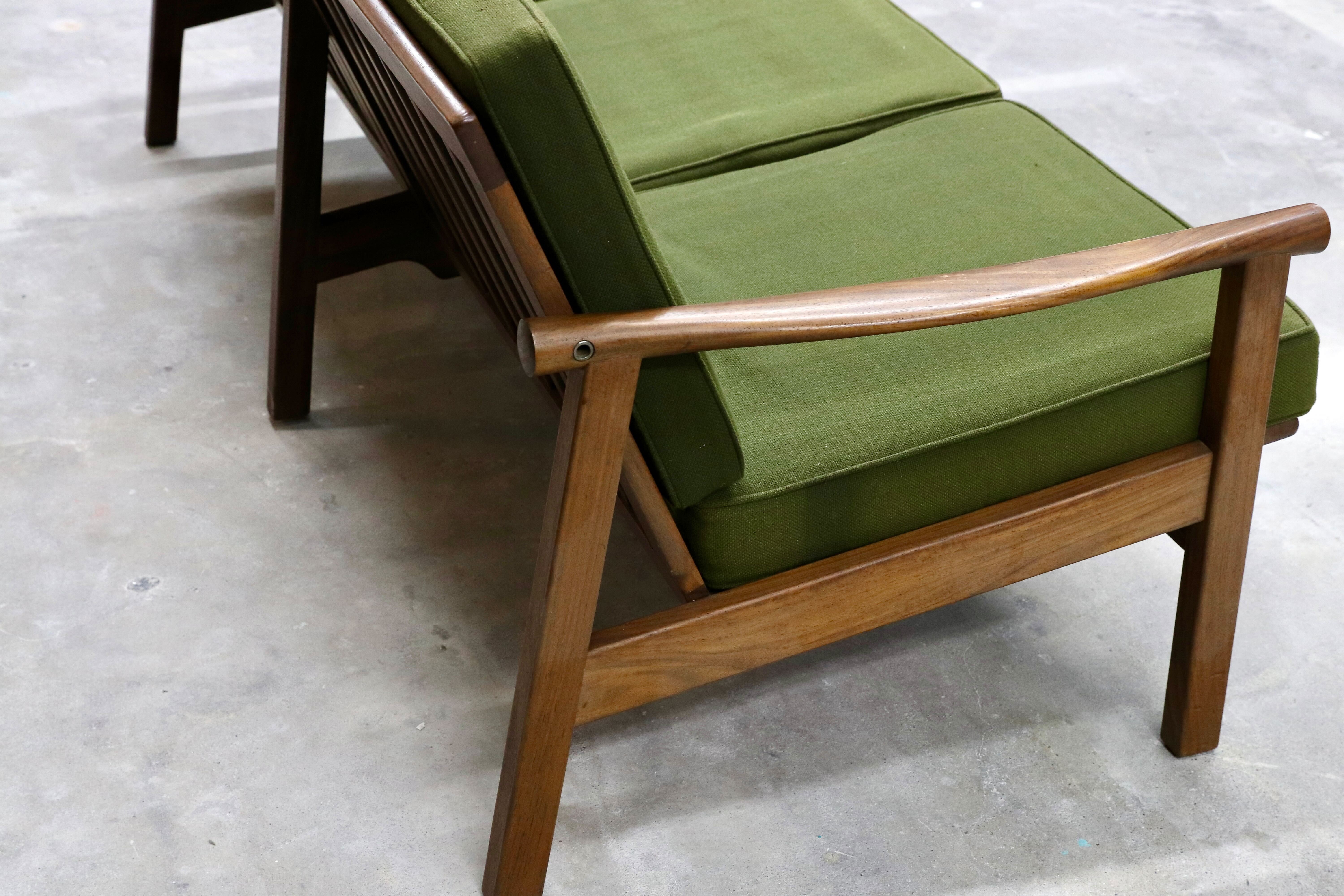 GMHS533C○オールドマルニ / maruni 孔雀 60年代 3人掛けソファ