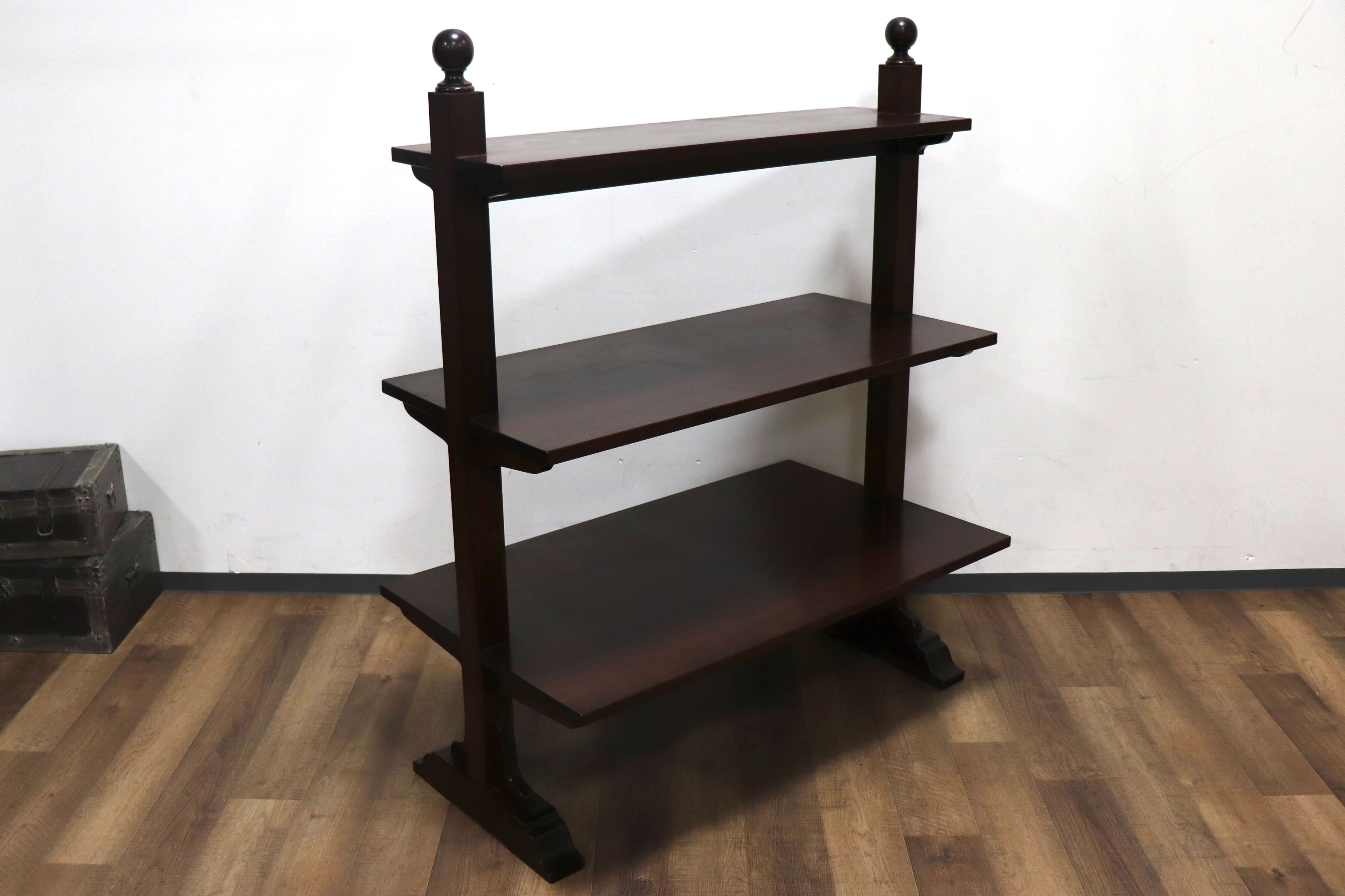 GMHN63○民芸家具 シェルフ 飾り棚 店舗什器 ミズメザクラ 無垢