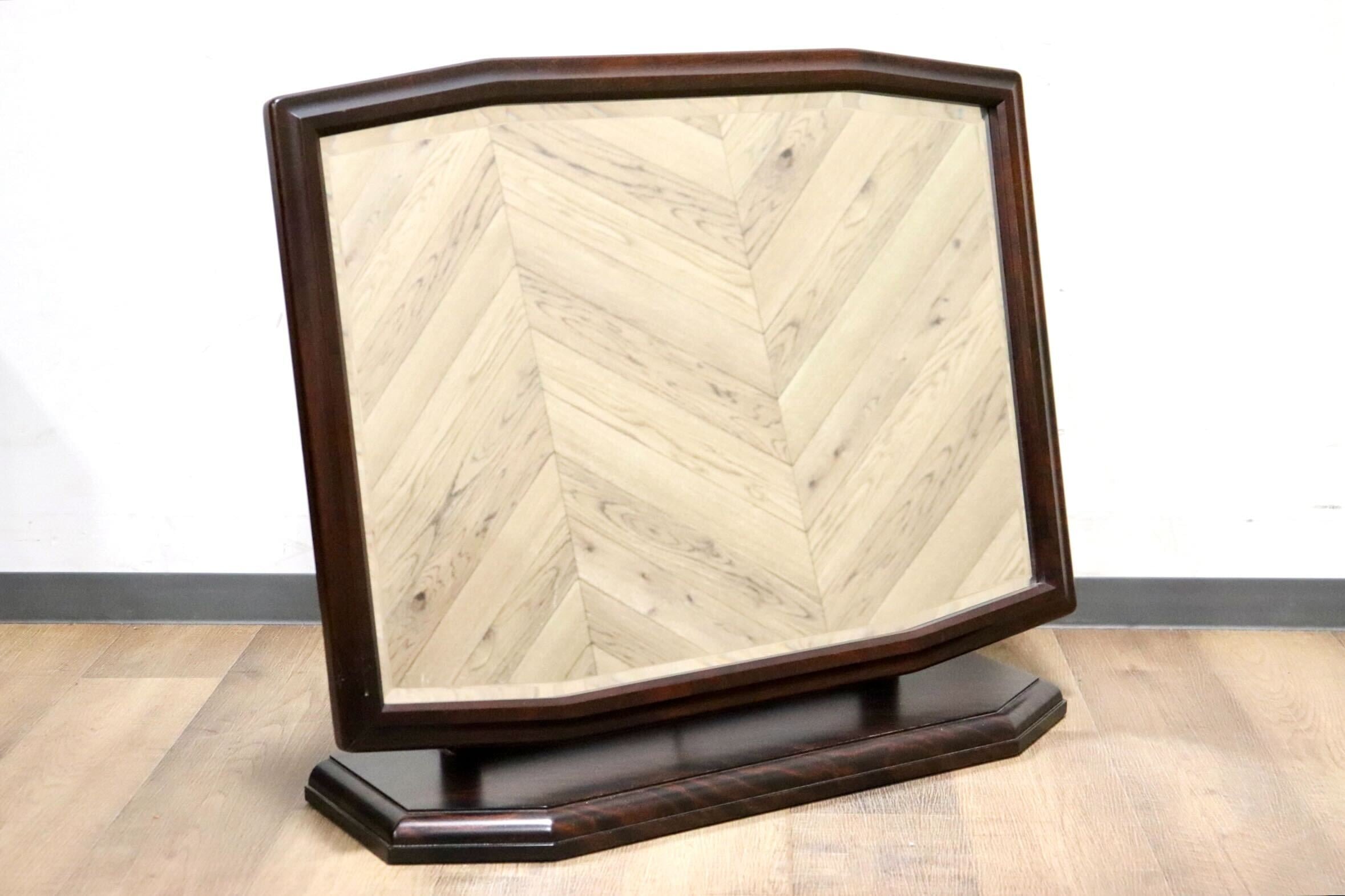 GMHH126C○北海道民芸家具 卓上ミラー 鏡 姿見 テーブルミラー 樺材