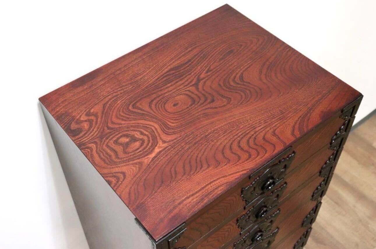 GMHS32○岩谷堂箪笥 整理箪笥 時代箪笥 9段チェスト 和箪笥 伝統工芸