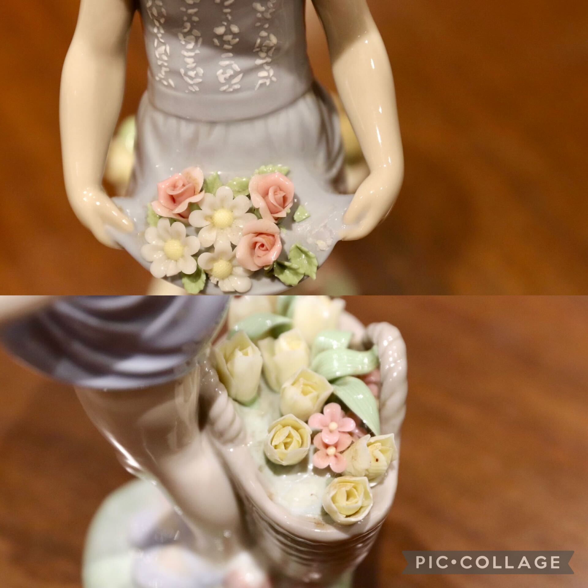 GMIO16◯LLADRO / リヤドロ スカートに花いっぱいスペシャルバージョン