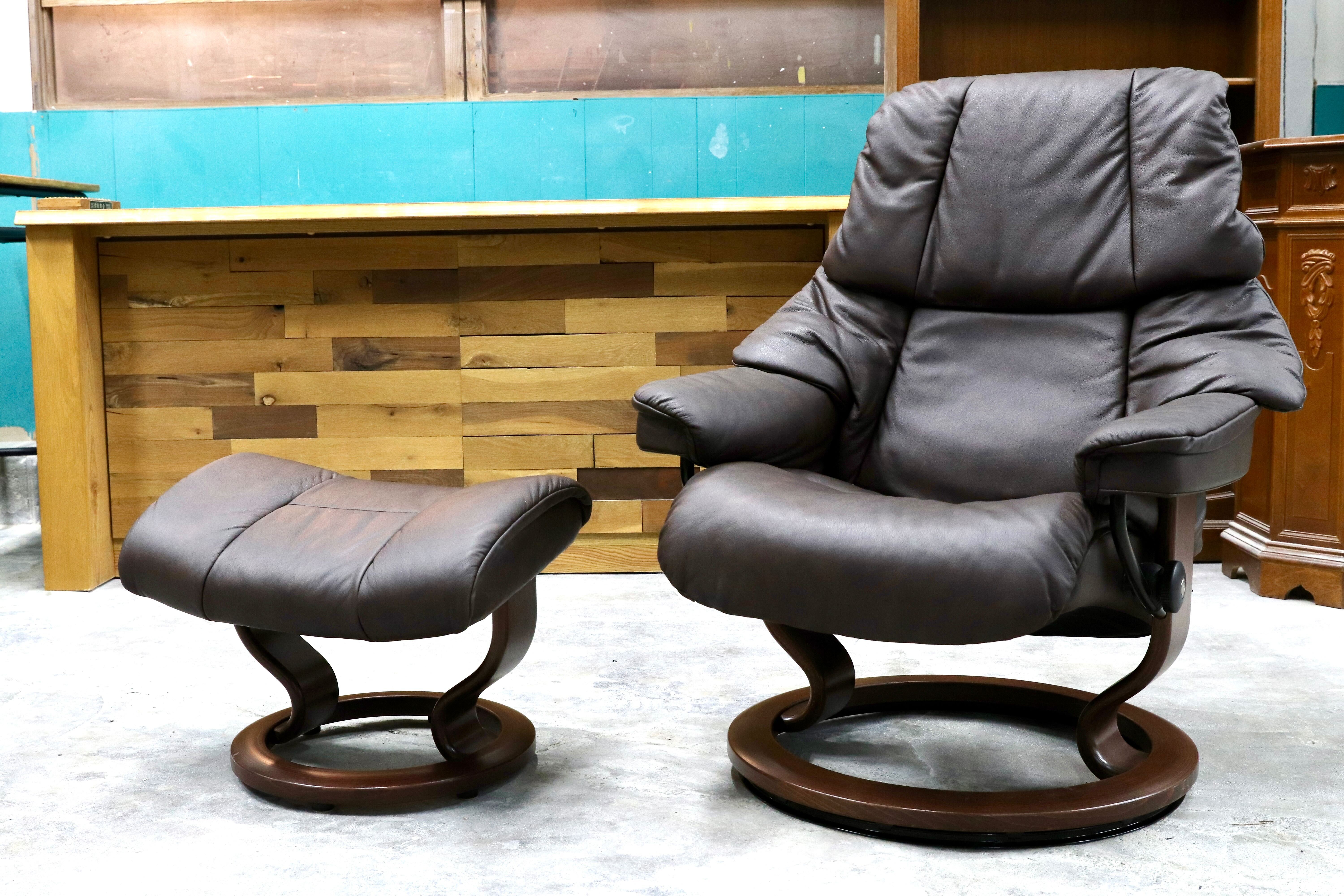 GMHS499○EKORNES / エコーネス RENO レノ Mサイズ ダークブラウン