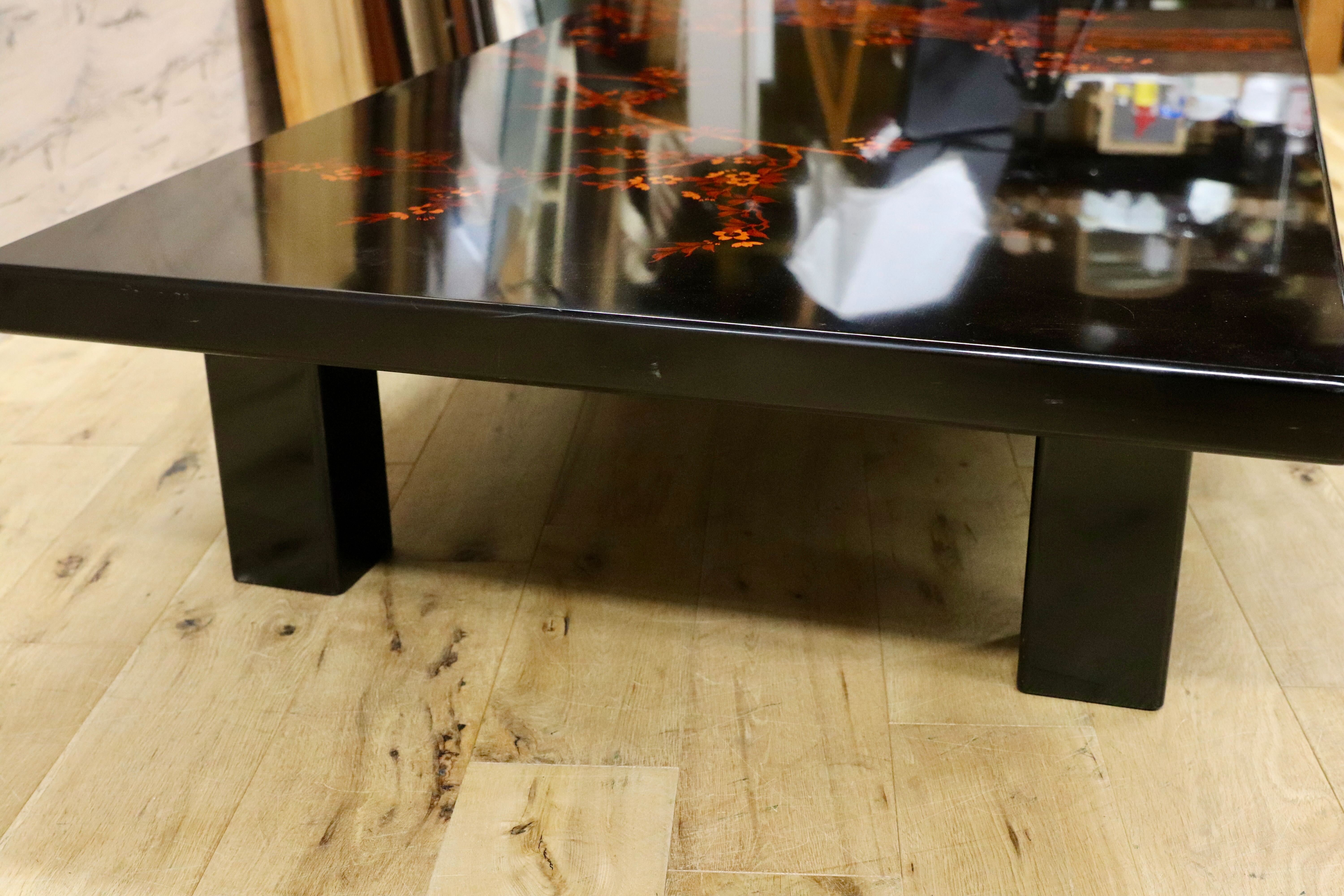 GMHS306○伝統工芸士 西岡寛治作 座卓 センターテーブル ローテーブル