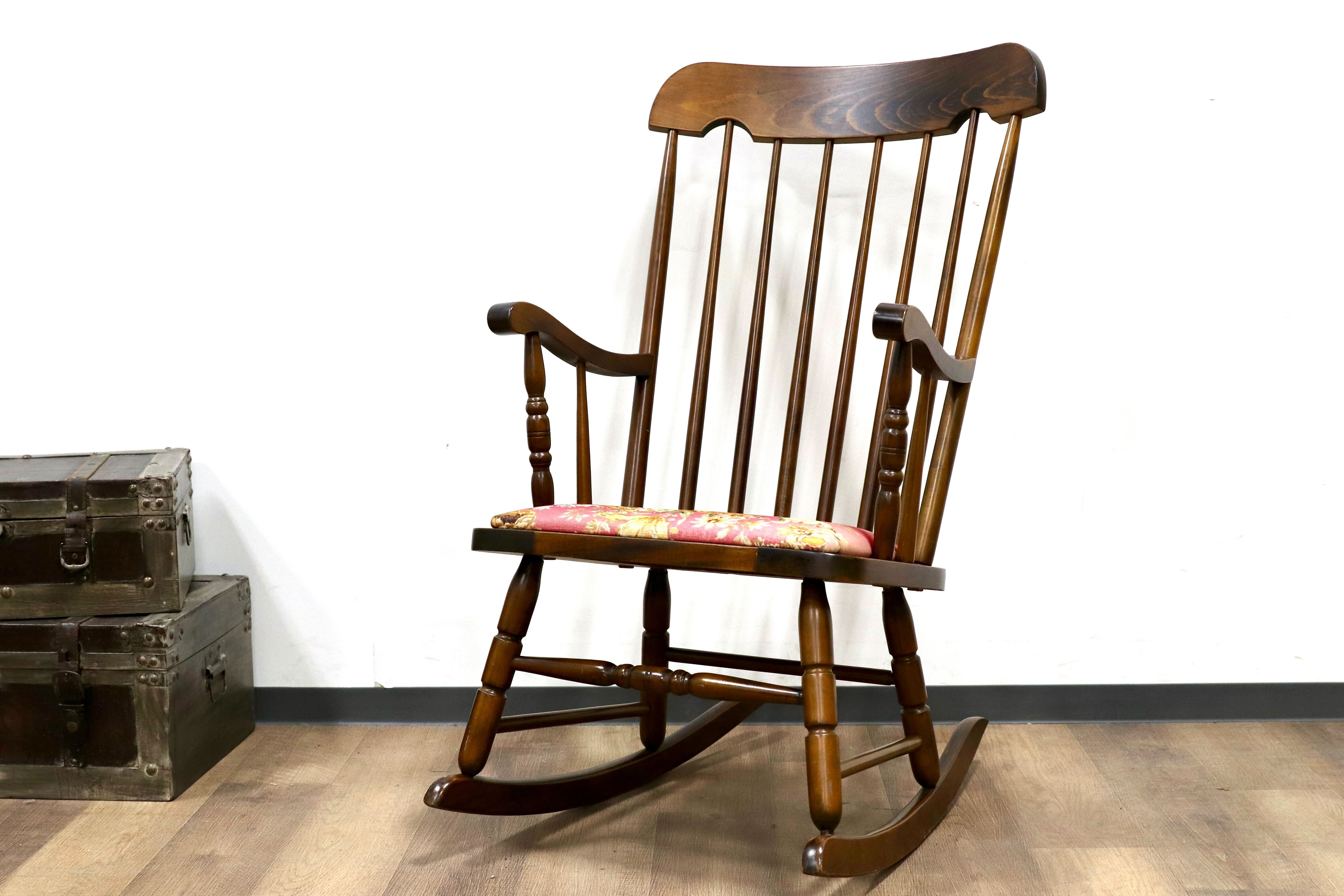 GMGS241○飛騨の家具 ヒダ ダイネット ロッキングチェア 揺り椅子