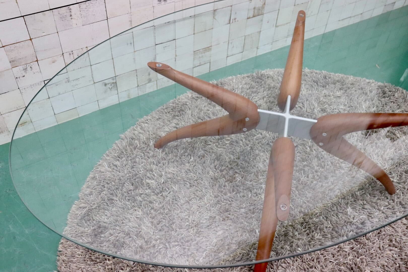 GMFT281○porada / ポラダ DENUO デヌオ センターテーブル ガラス