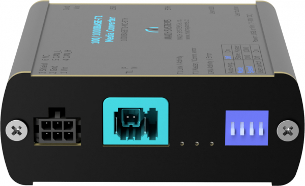 車載100/1000BASE-T1 メディアコンバータ「1000BASET1-MC-ETH」（CAN