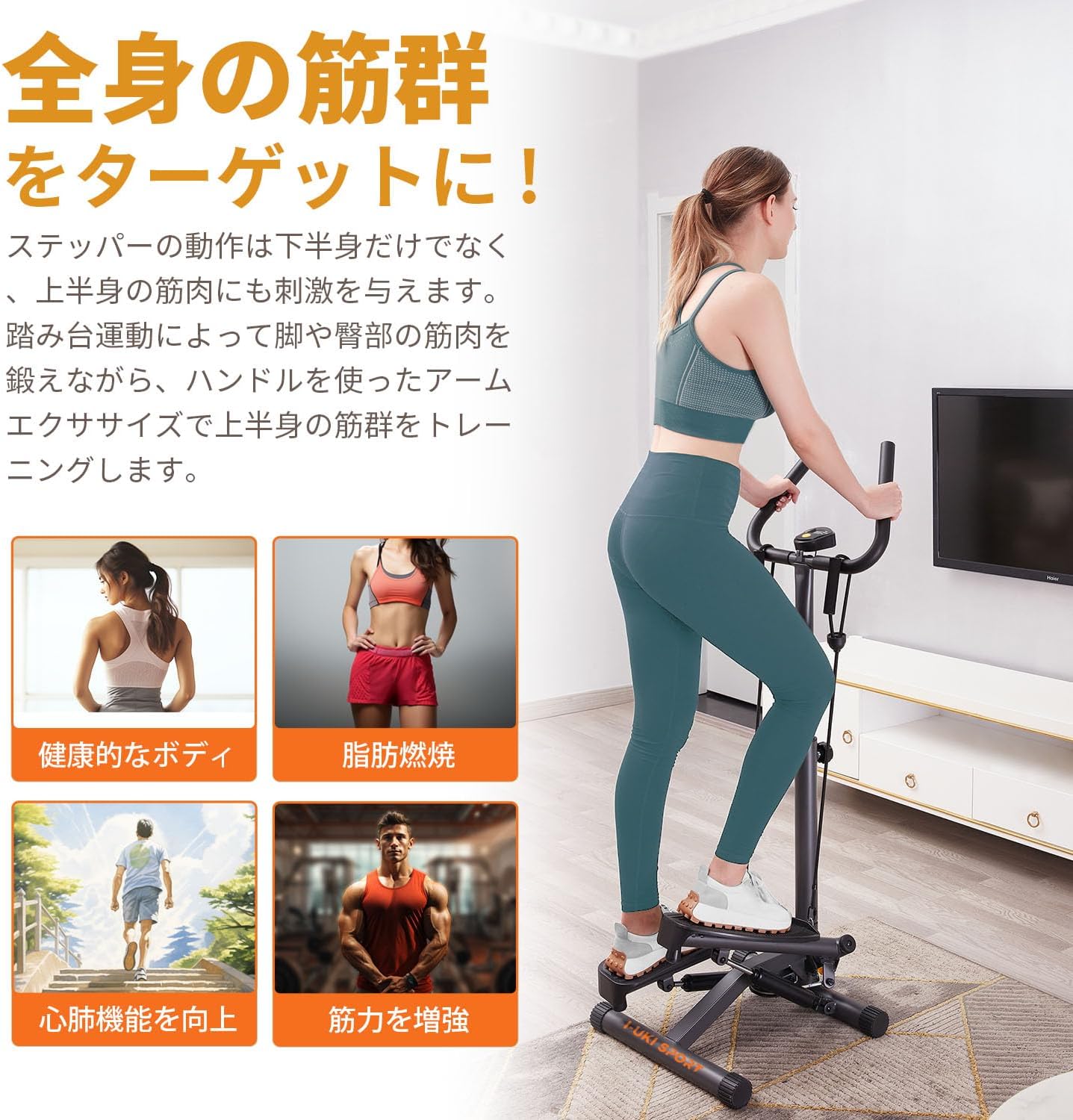 月額2,490円レンタルプラン：I-uki Sport ツイストエアロステッパー