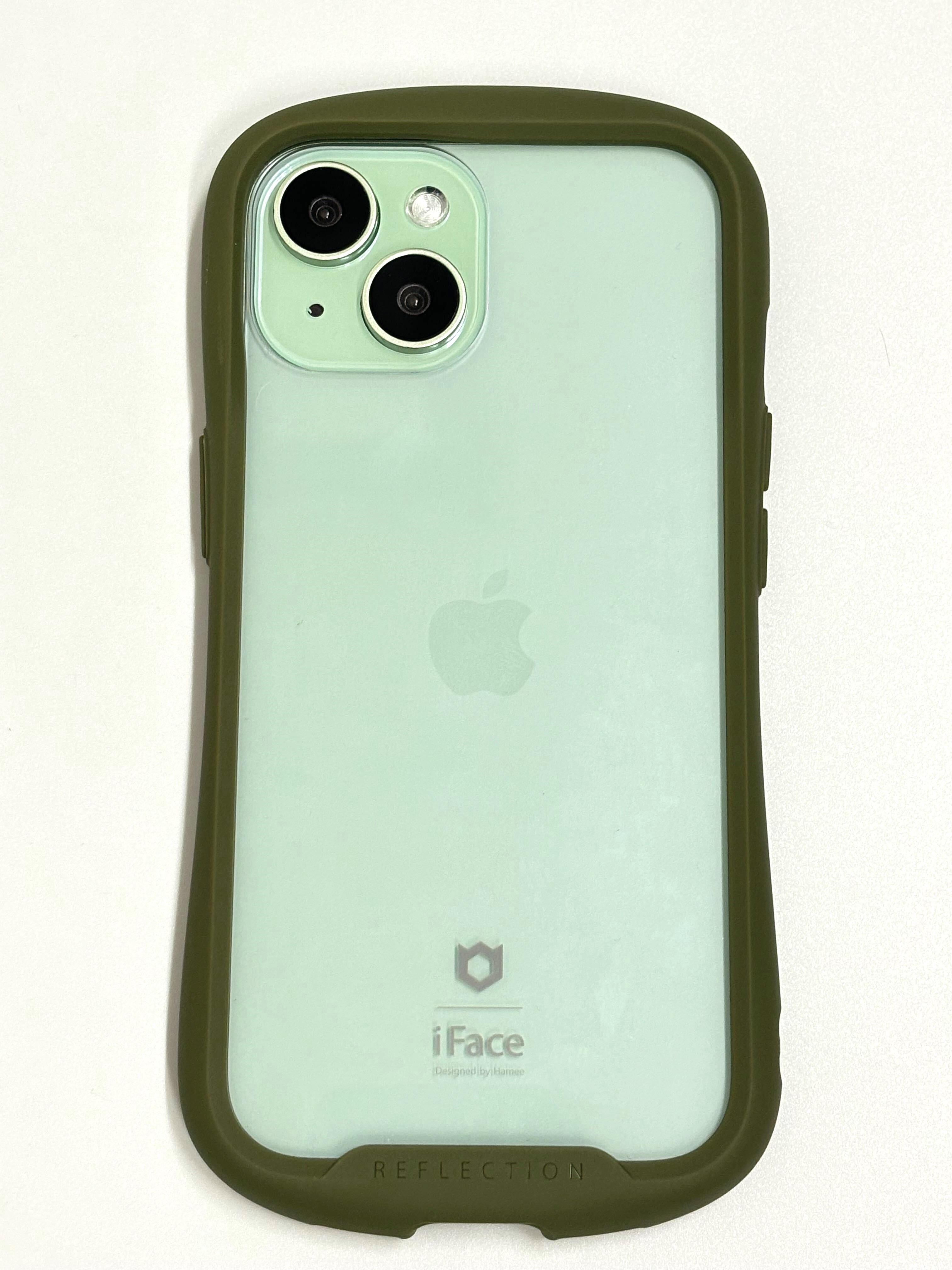 iPhone15グリーンに合うケースはどれ？iFace Reflectionで試してみた