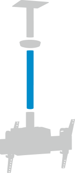 両面（ツイン）タイプ 天吊金具 | 製品情報 | HAMILeX（ハミレックス