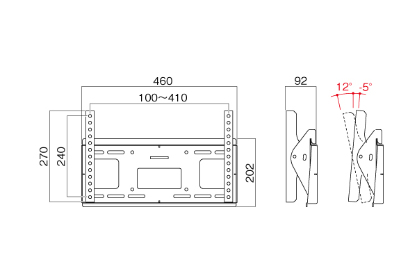 MZ523 [完売] 壁掛金具 | 製品情報 | HAMILeX（ハミレックス