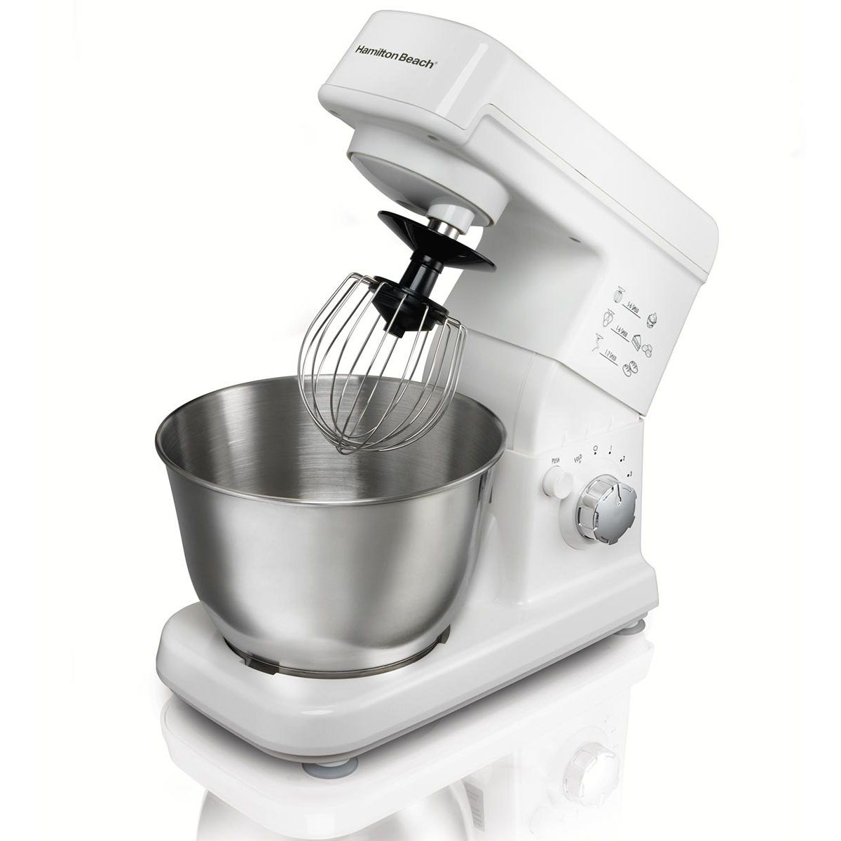 6-Speed Stand Mixer - 63329 - White | HamiltonBeach.com