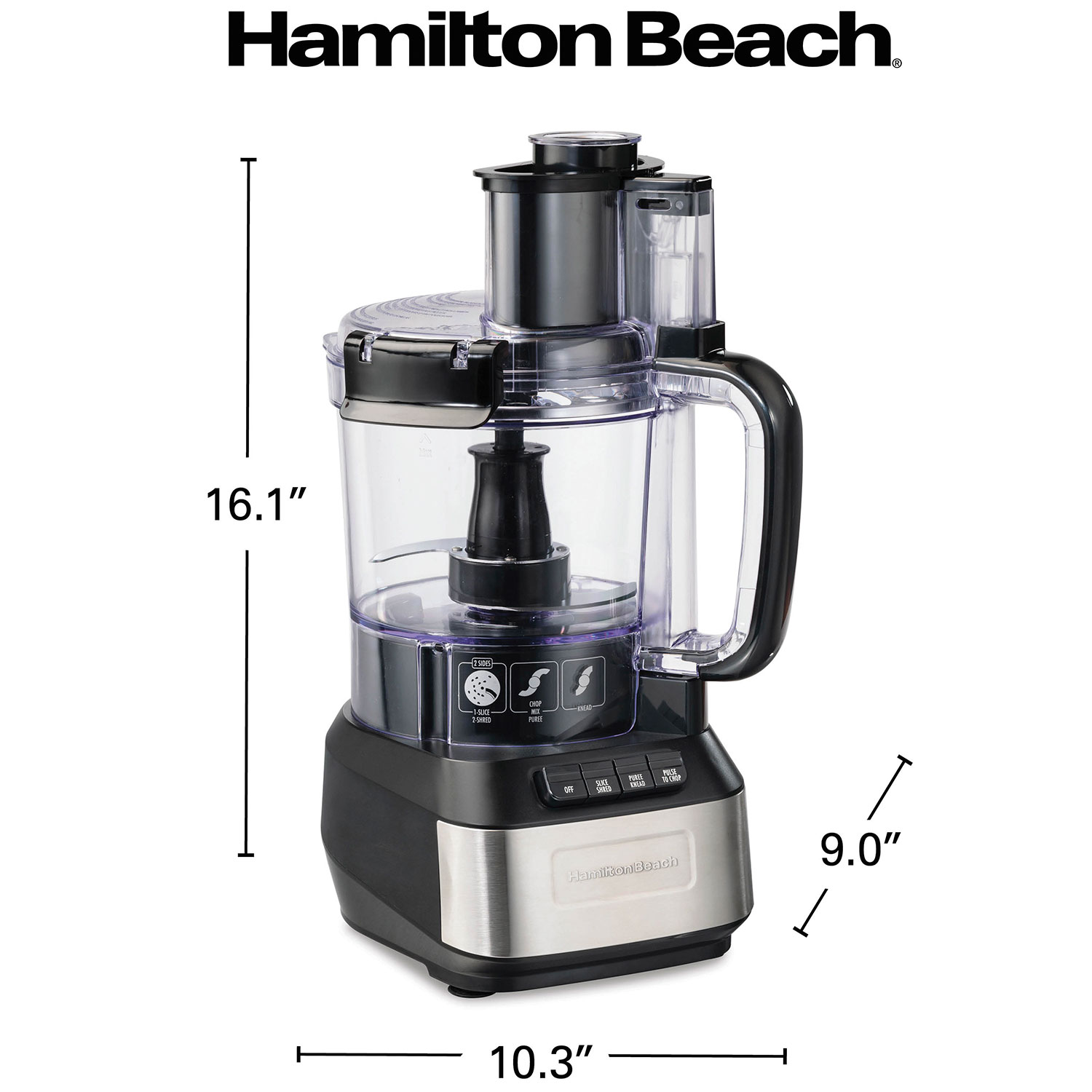 12-Cup Stack & Snap™ Food Processor - 70727 | HamiltonBeach.com
