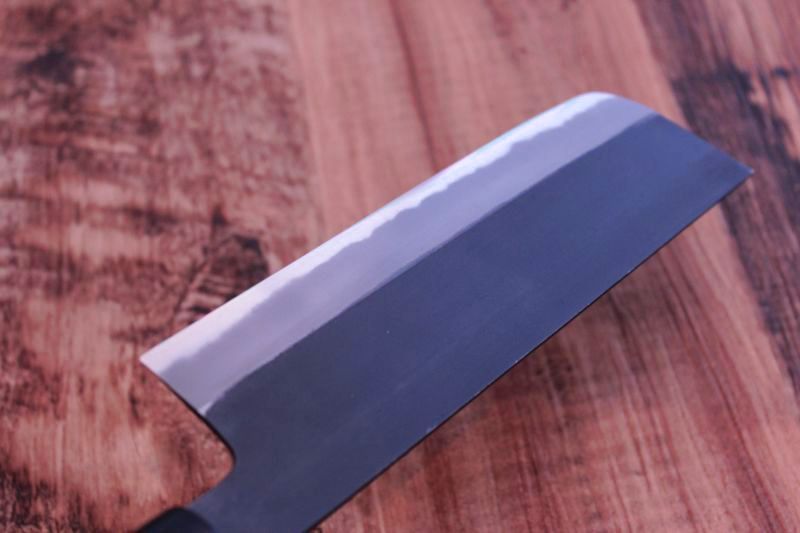 日野浦睦 Hinoura 黒打 梨地 青紙スーパー 菜切包丁 180mm 2025年最新