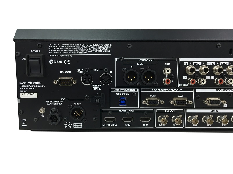 モニター/システム | スイッチャー/AVミキサー/中継 | VR-50HD | 商品