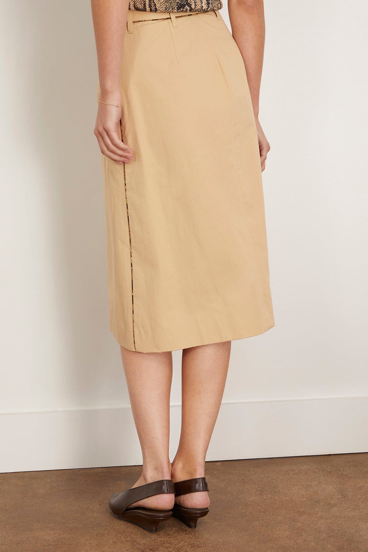 Dries Van Noten Sheraz Skirt in Beige – Hampden Clothing