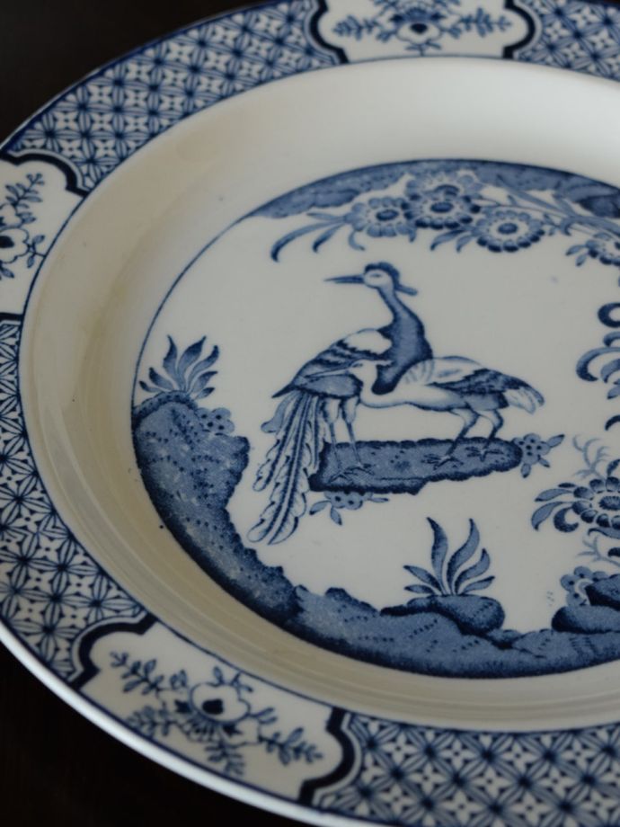 英国ウッド＆サンズ Wood & Sonsのプレート、YUAN のアンティーク