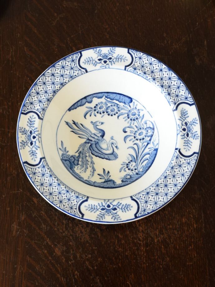 ウッド＆サンズ（Wood & Sons）のシリアルボウル、英国アンティークの