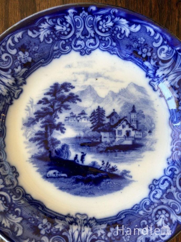 英国アンティークのフローブルー、ロイヤルドルトン(ROYAL DOULTON)の